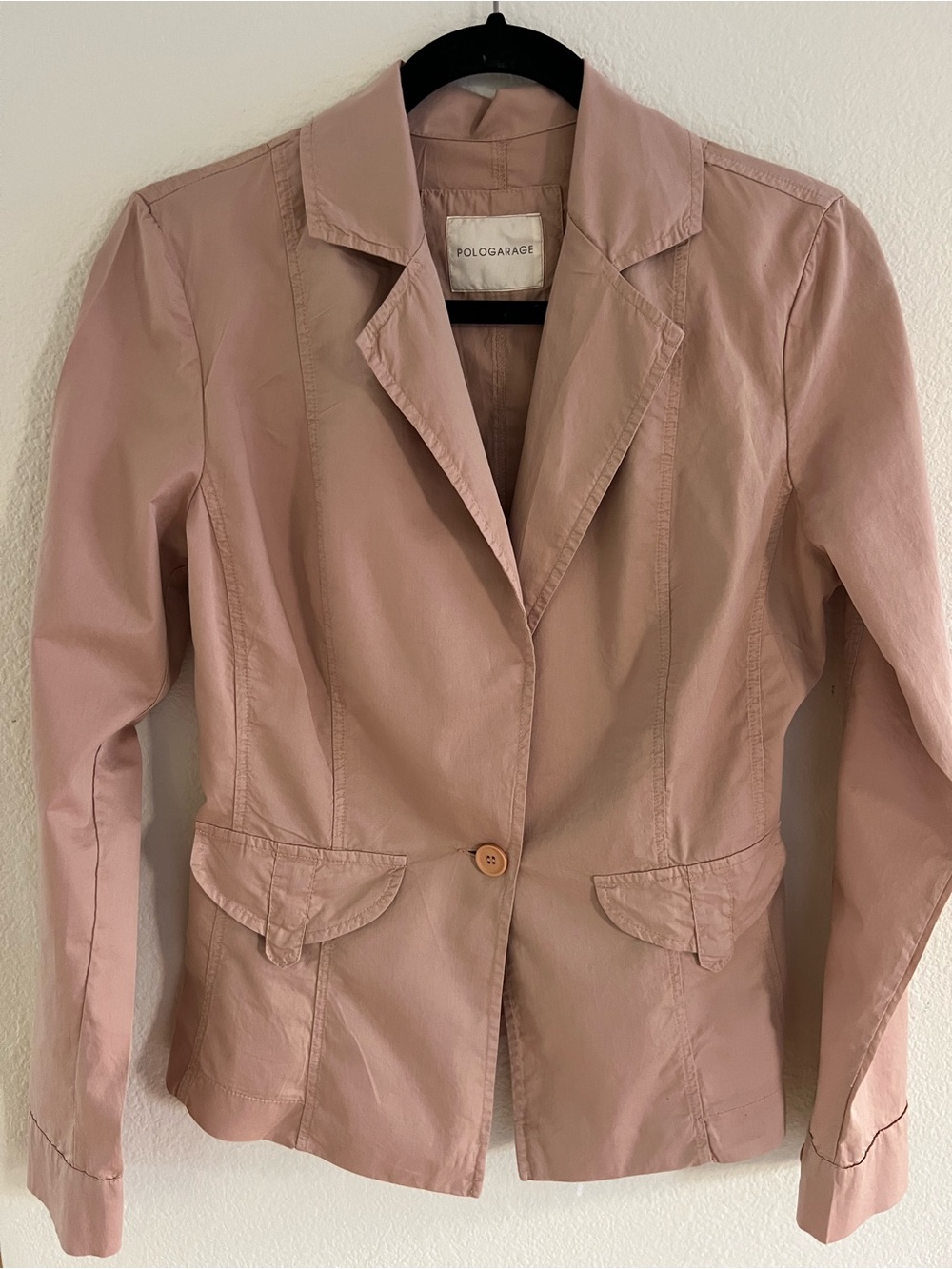 Garage Dusty Rose Cotton Blazer